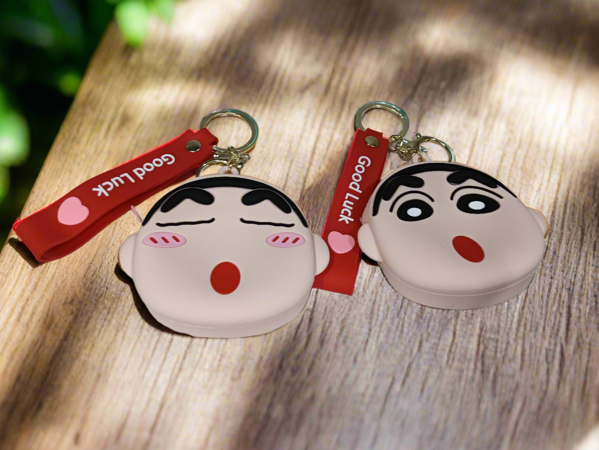 ShinChan mini pouch cum keychain